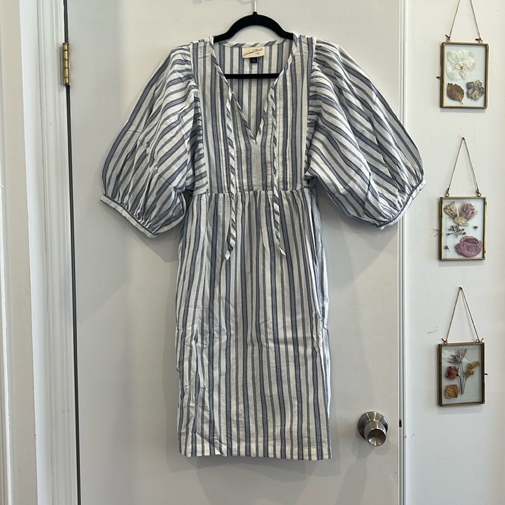 Blue and White Striped Universal Thread Summer Dress!